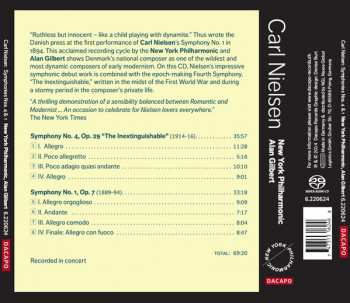 SACD The New York Philharmonic Orchestra: Symphony No. 4 “The Inextinguishable; Symphony No. 1
