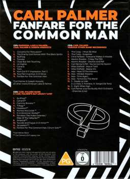 3CD/Set di cofanetti/Blu-ray Carl Palmer: Fanfare For The Common Man
