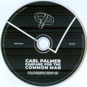 3CD/Set di cofanetti/Blu-ray Carl Palmer: Fanfare For The Common Man