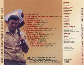4CD/Set di cofanetti Carl Perkins: Back On Top