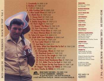 4CD/Set di cofanetti Carl Perkins: Back On Top