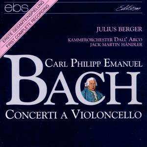 CD Carl Philipp Emanuel Bach: Concerti A Violoncello