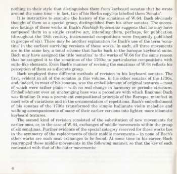 CD Carl Philipp Emanuel Bach: Early Sonatinas And Sonatas