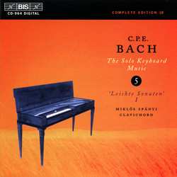 Album Carl Philipp Emanuel Bach: 'Leichte Sonaten' I
