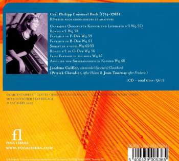 CD Carl Philipp Emanuel Bach: Rêveries Pour Connaisseurs Et Amateurs