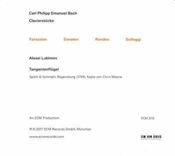 CD Carl Philipp Emanuel Bach: Tangere