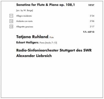 CD Radio-Sinfonieorchester Stuttgart: Flute Concertos; Flute Sonatas