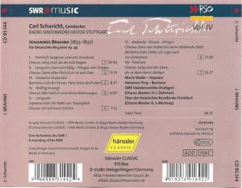 CD Johannes Brahms: Ein Deutsches Requiem Op. 45