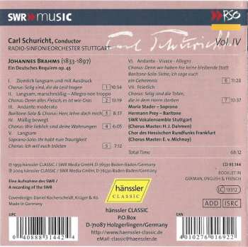 CD Johannes Brahms: Ein Deutsches Requiem Op. 45