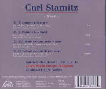 CD Gabriela Demeterová: Sinfonias Concertante In C & In D / Viola Concertos In A & In D