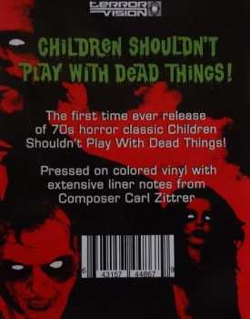 LP Carl Zittrer: Children Shouldn't Play With Dead Things (Original Motion Picture Soundtrack) LTD | CLR