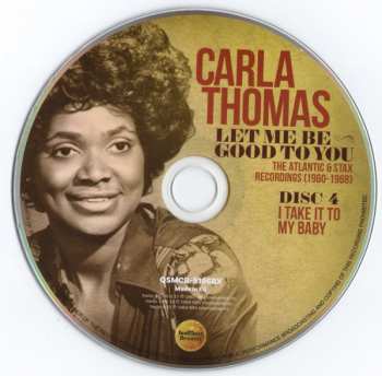 4CD/Set di cofanetti Carla Thomas: Let Me Be Good To You (The Atlantic & Stax Recordings 1960-1968)