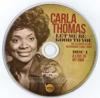 4CD/Set di cofanetti Carla Thomas: Let Me Be Good To You (The Atlantic & Stax Recordings 1960-1968)