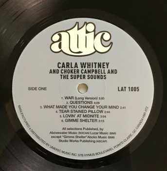 LP Carla Whitney: Choker Campbell & The Super Sounds CLR