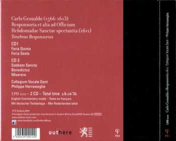 2CD Collegium Vocale: Responsoria 1611