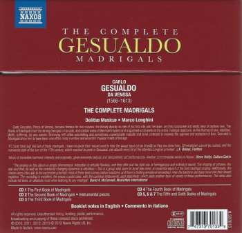 7CD/Set di cofanetti Carlo Gesualdo: The Complete Madrigals