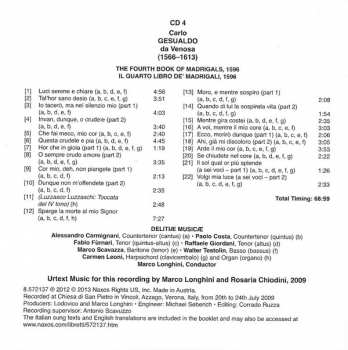 7CD/Set di cofanetti Carlo Gesualdo: The Complete Madrigals