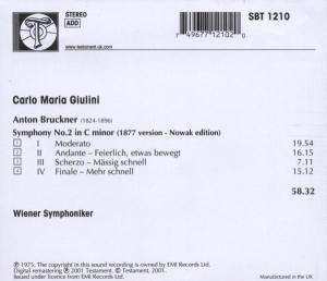 CD Carlo Maria Giulini: Symphony No.2 In C Minor (1877 Version)