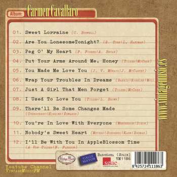 CD Carmen Cavallaro: Carmen Cavallaro: I'll Be With You In Apple Blossom Time