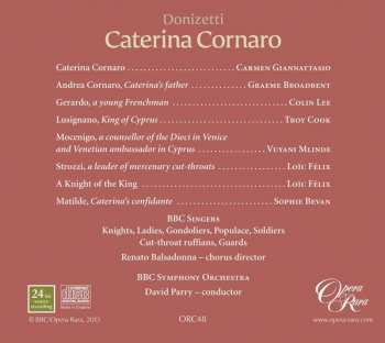2CD/Set di cofanetti David Parry: Caterina Cornaro