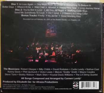 2CD Carmen Lundy: Jazz And The New Song Book - Live At The Madrid