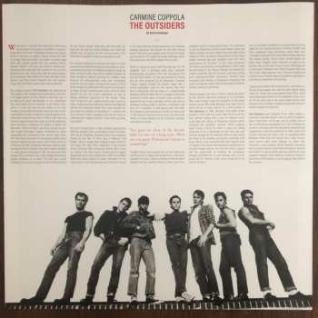 2LP Carmine Coppola: The Outsiders - 30th anniversary edition CLR