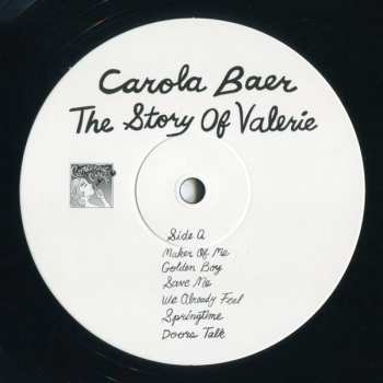 LP Carola Baer: The Story Of Valerie