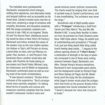 CD Carole Bayer Sager: Sometimes Late At Night