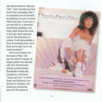 CD Carole Bayer Sager: Sometimes Late At Night