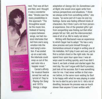 CD Carole Bayer Sager: Sometimes Late At Night