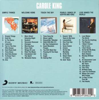 5CD/Set di cofanetti Carole King: Original Album Classics