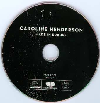 CD Caroline Henderson: Made In Europe