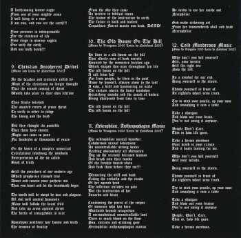 3CD/Set di cofanetti Carpathian Forest: The Fucking Evil Years