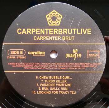 2LP Carpenter Brut: Carpenterbrutlive