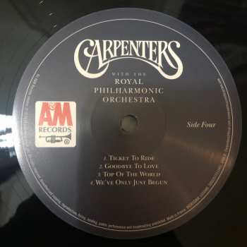 2LP The Royal Philharmonic Orchestra: Carpenters With The Royal Philharmonic Orchestra
