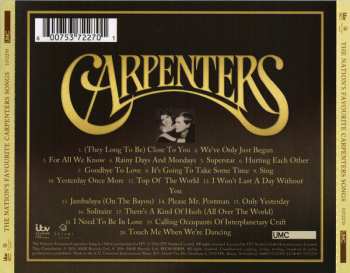 CD Carpenters: The Nation's Favourite Carpenters Songs