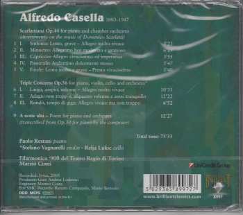 CD Alfredo Casella: Scarlattiana • Triple Concerto • A Notte Alta
