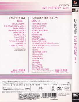 2DVD Casiopea: Live History (Part-1)