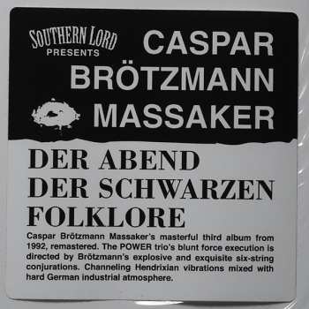 LP Caspar Brötzmann Massaker: Der Abend Der Schwarzen Folklore