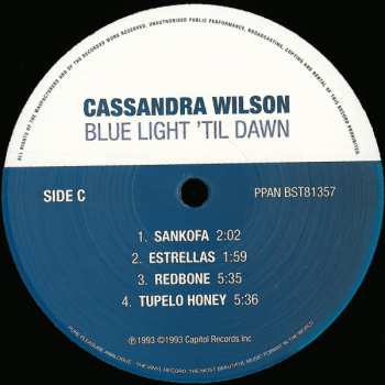 2LP Cassandra Wilson: Blue Light 'Til Dawn LTD