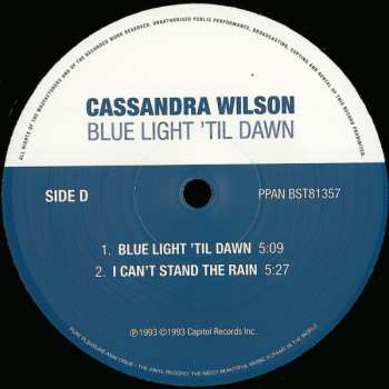 2LP Cassandra Wilson: Blue Light 'Til Dawn LTD