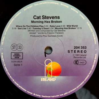 LP Cat Stevens: Morning Has Broken