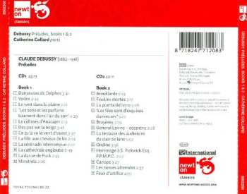 2CD Claude Debussy: Préludes, books 1 & 2