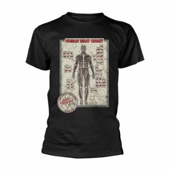 Merch Cattle Decapitation: Maglietta Human Meat Chart