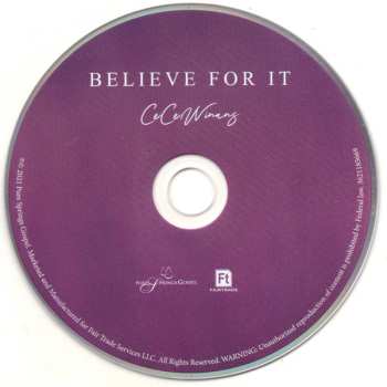 CD CeCe Winans: Believe For It