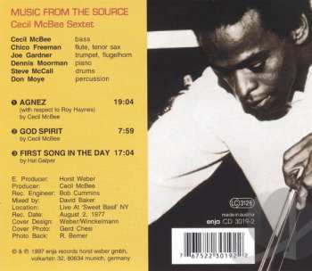 CD Cecil McBee Sextet: Music From The Source