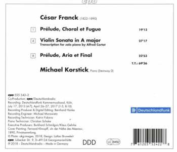 CD César Franck: Michael Korstick Plays César Franck