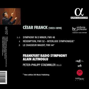 CD César Franck: Symphony In D Minor / Rédemption / Le Chasseur Maudit