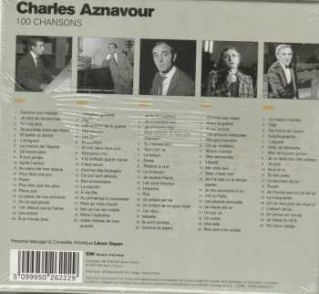 5CD/Set di cofanetti Charles Aznavour: 100 Chansons