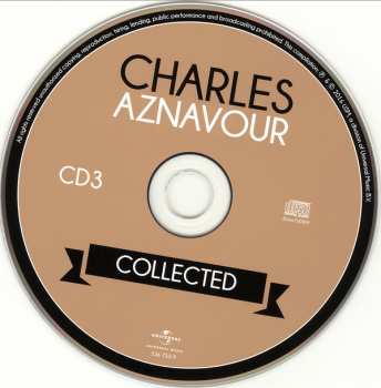 3CD/Set di cofanetti Charles Aznavour: Collected